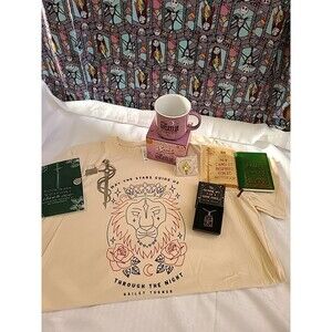 The Bookish Box Accessories 6pc Bundle  XXL T Shirt – No Book Included + bonus